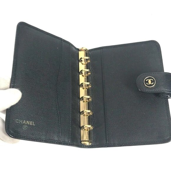 CHANEL COCO Button CC COCO Button System Planner Stationery Case Notebook cover - Picture 10 of 13